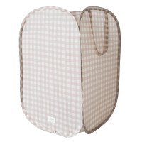 Little Pea 3Sprouts_ Καλάθι για τα άπλυτα_ Gingham beige